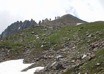 Tour du Mont Blanc — étape 3 : France - Italie vers le refuge Elisabetta